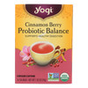 Yogi Tea Cinnamon Berry Probiotic Balance  - Case of 6 - 16 BAG