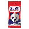 Chum Bites - Fruit Bites Strawberry - Case of 12 - 0.9 OZ