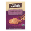 Back To Nature - Cookies Triple Ginger - Case of 6-9 OZ Back To Nature - Cookies Triple Ginger - Case of 6-9 OZ