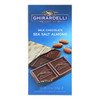 Ghirardelli Sea Salt Almond Milk Chocolate Bar  - Case of 12 - 3.5 OZ Ghirardelli Sea Salt Almond Milk Chocolate Bar  - Case of 12 - 3.5 OZ