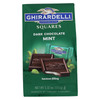 Ghirardelli Dark Chocolate Mint Squares  - Case of 6 - 5.32 OZ