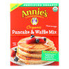 Make Annie's Organic Pancake & Waffle Mix And  - Case of 8 - 26 OZ