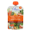 Plum Organics Organic Baby Food - Sweet Corn & Carrot with Turkey + Sage - Case of 6 - 4 oz