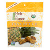 Made In Nature Golden Pineapple Organic Dried Fruit  - Case of 6 - 3 OZ