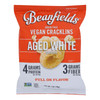 Beanfields - Vegan Cracklins Aged White Cheddar - Case of 24 - 1 OZ Beanfields - Vegan Cracklins Aged White Cheddar - Case of 24 - 1 OZ
