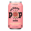Culture Pop Soda - Soda Pink Grapefruit - Case of 6-4/12 FZ
