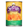Sylvia's Cut Sweet Potatoes Yams  - Case of 12 - 15 OZ