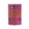 Delallo Petite Lentils Lenticchie Beans - Case of 12 - 14 OZ