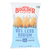 Boulder Canyon Kettle Cooked Potato Chips, 60% Lower Sodium  - Case of 12 - 6.5 OZ
