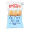 Boulder Canyon Kettle Cooked Potato Chips, 60% Lower Sodium  - Case of 12 - 6.5 OZ Boulder Canyon Kettle Cooked Potato Chips, 60% Lower Sodium  - Case of 12 - 6.5 OZ