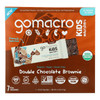 GoMacro - Kids Macrobar Double Chocolate Brownie - Case of 7 - 6.3 OZ GoMacro - Kids Macrobar Double Chocolate Brownie - Case of 7 - 6.3 OZ