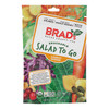 Brad's Plant Based - Salad To Go Ginger - Case of 12-2 OZ