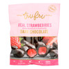 Tru Fru Real Strawberries In Dark Chocolate Freeze-Dried Fruit  - Case of 6 - 4.2 OZ
