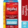 Mega Red - Krill Oil Omega 3 500 Mg Extra Strength - 1 Each-80 SGEL