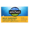 Wild Planet Sardines in Oil - Lemon - Case of 12 - 4.375 oz.