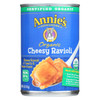 Annie's Homegrown Organic Cheesy Ravioli In Tomato and Cheese Sauce - Case of 12 - 15 oz.