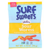 Surf Sweets Gummy Worms - Sour - Case of 12 - 2.75 oz.