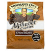 Newman's Own Organics Alphabet Cookies - Chocolate - Case of 6 - 7 oz. Newman's Own Organics Alphabet Cookies - Chocolate - Case of 6 - 7 oz.