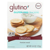 Glutino Original Crackers - Case of 6 - 4.4 oz.