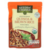 Seeds of Change Organic Quinoa and Brown Rice with Garlic - Case of 12 - 8.5 oz. Seeds of Change Organic Quinoa and Brown Rice with Garlic - Case of 12 - 8.5 oz.