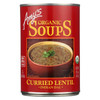 Amy's - Curried Lentil Soup -Made with Organic Ingredients - Case of 12 - 14.5 oz