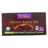 Sunspire Foods Organic 65 Percent Cacao Semi - Sweet Baking Bar - Case of 12 - 4 oz.
