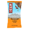 Clif Bar Organic Energy Bar - Carrot Cake - Case of 12 - 2.4 oz Bars
