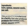 Suzie's Whole Grain Thin Cakes - Corn Quinoa and Sesame - Case of 12 - 4.6 oz. Suzie's Whole Grain Thin Cakes - Corn Quinoa and Sesame - Case of 12 - 4.6 oz.