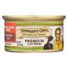 Newman's Own Organics Cat Food - Chicken and Salmon - Case of 24 - 3 oz.