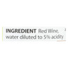 Eden Foods Raw Unfiltered Red Wine Vinegar - Case of 12 - 16 fl oz Eden Foods Raw Unfiltered Red Wine Vinegar - Case of 12 - 16 fl oz