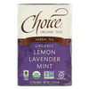 Choice Organic Herbal Tea - Lemon Lavender Mint - Case of 6 - 16 Bags