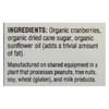 Woodstock Organic Sweetened Dried Cranberries - Case of 8 - 5.25 OZ