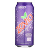 Zevia Zero Calorie Soda - Grape - Case of 12 - 16 fl oz