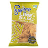 Frontera Foods Lime and Sea Salt Tortilla Chips - Tortilla Chips - Case of 12 - 10 oz.