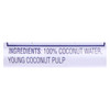 C2O - Pure Coconut Water Pure Pulp Coconut Water - Case of 12 - 17.5 fl oz