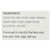 Gluten Freeda Instant Oatmeal - Banana Maple - Case of 8 - 11.05 oz.