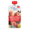Plum Organics Baby Food - Organic - Apple Raisin and Quinoa - Stage 2 - 6 Months and Up - 3.5 oz - Case of 6