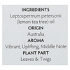 Aura Cacia - Essential Oil - Pure - Lemon Tea Tree - .5 fl oz