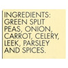 Frontier Soup Soup Mix - Green Pea - Gluten Free - Case of 8 - 16 oz