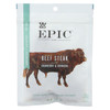 Epic Jerky Bites - Beef Steak With Cranberry and Sriracha - Case of 8 - 2.5 oz.