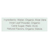 Aloe Gloe Lemonade Organic Aloe Water - Case of 12 - 15.2 fl oz.
