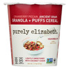 Purely Elizabeth ?Ancient Grain Granola and Puffs - Cranberry Pecan - Case of 12 - 1.1 oz.