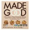 Made Good Granola Minis - Chocolate Chip - Case of 6 - 3.4 oz. Made Good Granola Minis - Chocolate Chip - Case of 6 - 3.4 oz.