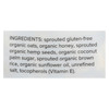 One Degree Organic Foods Sprouted Oat Hemp Granola - Honey - Case of 6 - 11 oz. One Degree Organic Foods Sprouted Oat Hemp Granola - Honey - Case of 6 - 11 oz.