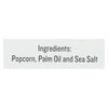 Skinnypop Popcorn Microwave Popcorn - Sea Salt - Case of 12 - 8.4 oz