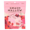 Smashmallow Snackable Marshmallows - Strawberries & Cream - Case of 12 - 4.5 oz Smashmallow Snackable Marshmallows - Strawberries & Cream - Case of 12 - 4.5 oz