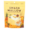 Smashmallow Snackable Marshmallows - Toasted Coconut Pineapple - Case of 12 - 4.5 oz