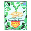 Jack's Quality Organic Cannellini Beans - Low Sodium - Case of 8 - 13.4 oz