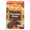 Midel Cookies - Chocolate Snaps - Case of 8 - 10 oz Midel Cookies - Chocolate Snaps - Case of 8 - 10 oz