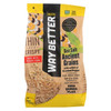 Way Better Snacks Tortilla Chip - Cracked Pepper Sea Salt - Case of 9 - 11 oz